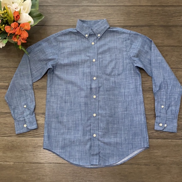 Class Club 10/12 dress shirt on a denim color - Picture 6 of 6